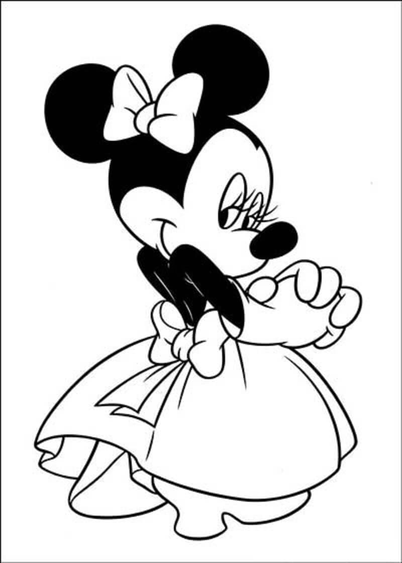 Minnie Mouse itu Pemalu