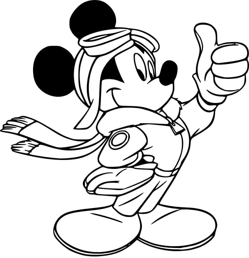 Pilot Mickey Mouse