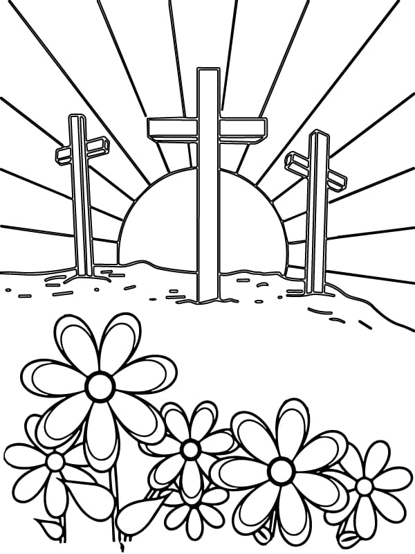 Salib Natal dan Matahari Besar