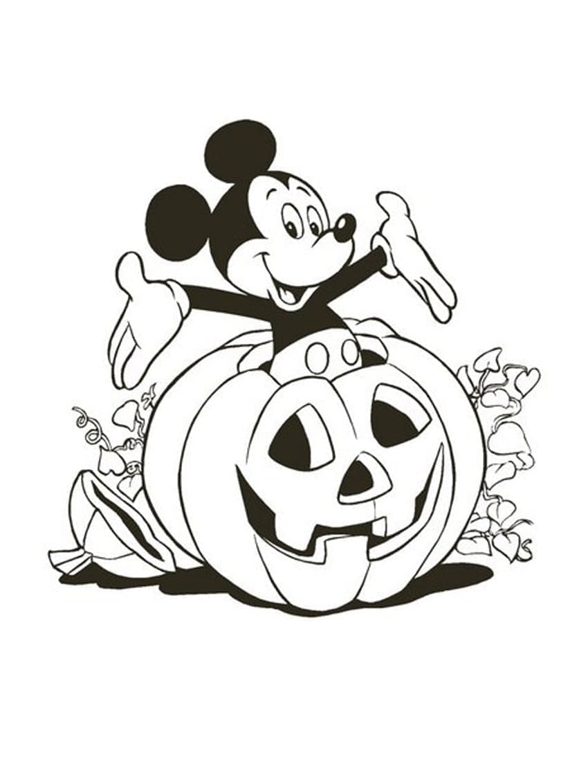 Selamat Halloween Mickey Mouse