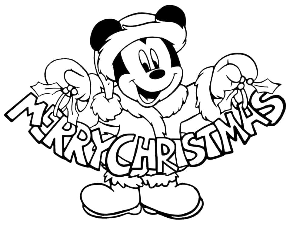Selamat Natal Mickey Mouse