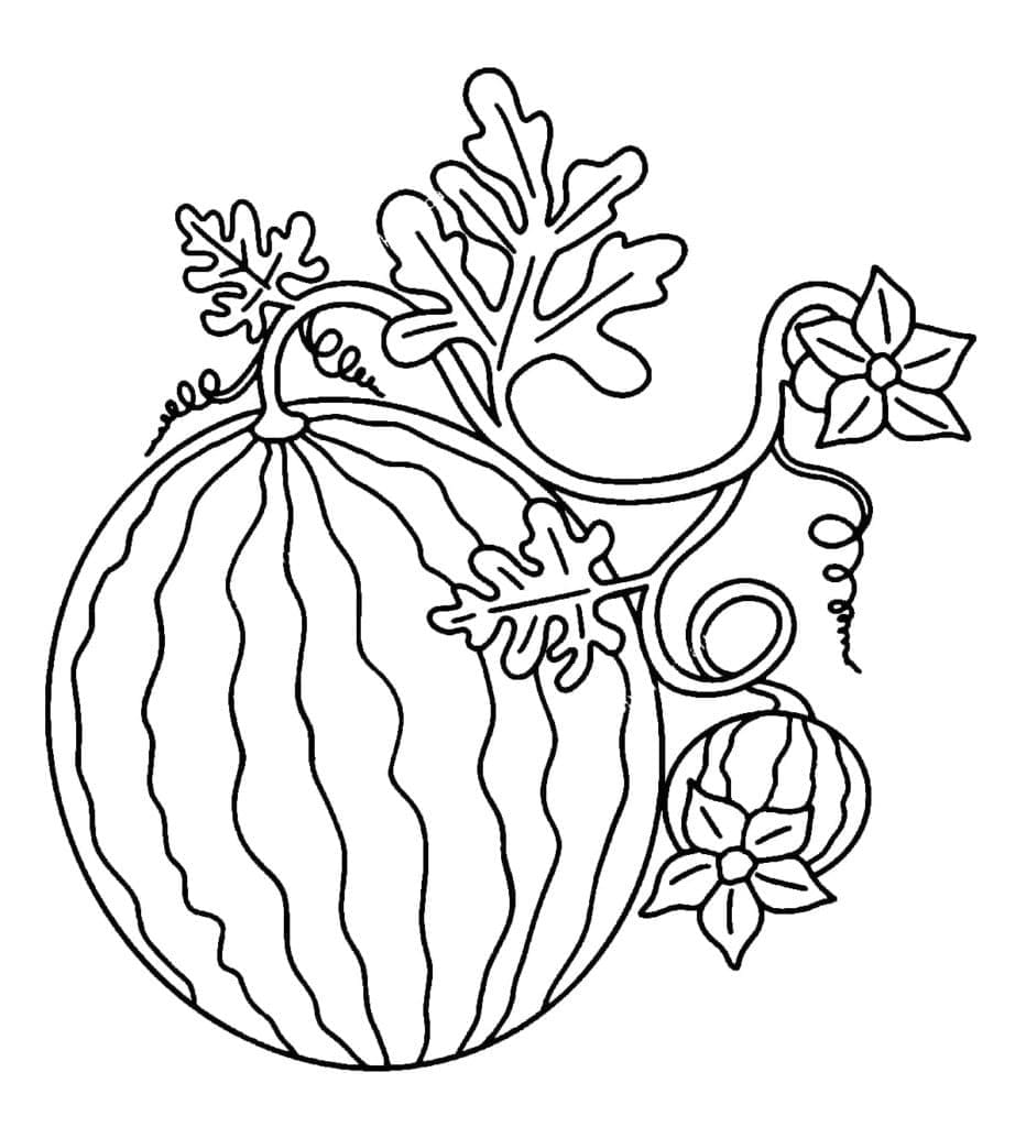 Semangka Dapat Dicetak Untuk Anak-Anak