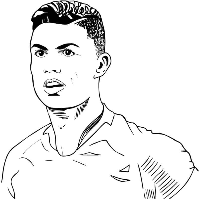 Wajah keren Cristiano Ronaldo