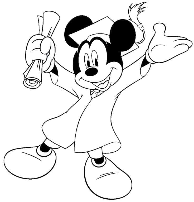 Wisuda Mickey Mouse