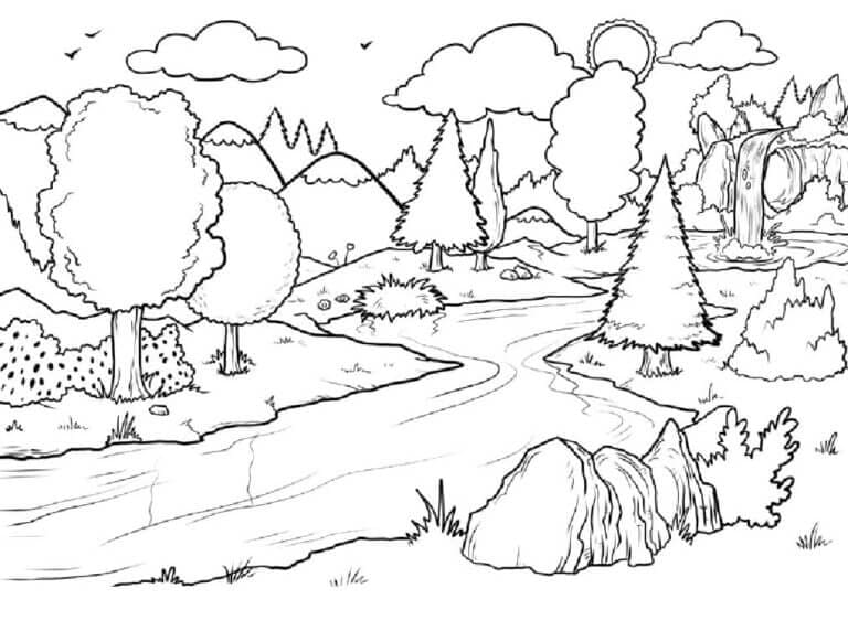 Air Terjun Indah Di Hutan