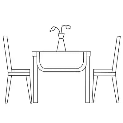 Meja yang Dapat Dicetak