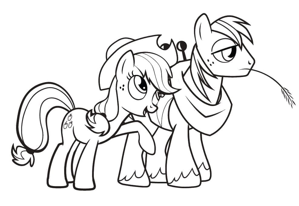 Kuda Poni Big Mac dan Applejack
