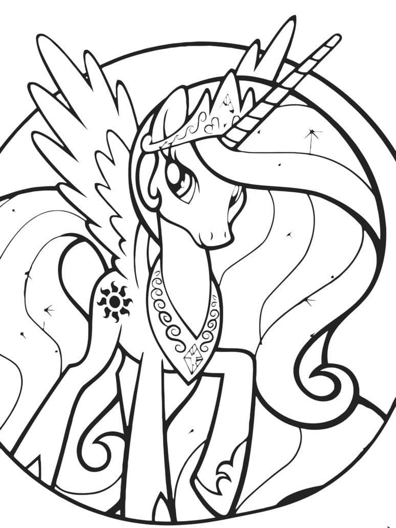 Kuda Poni Putri Celestia