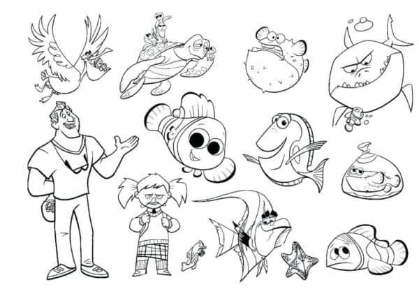 Nemo dan Karakter Disney