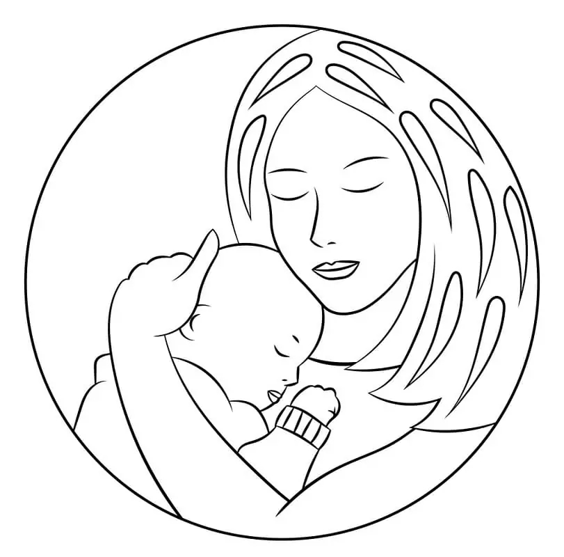 Seorang Ibu dan Bayi