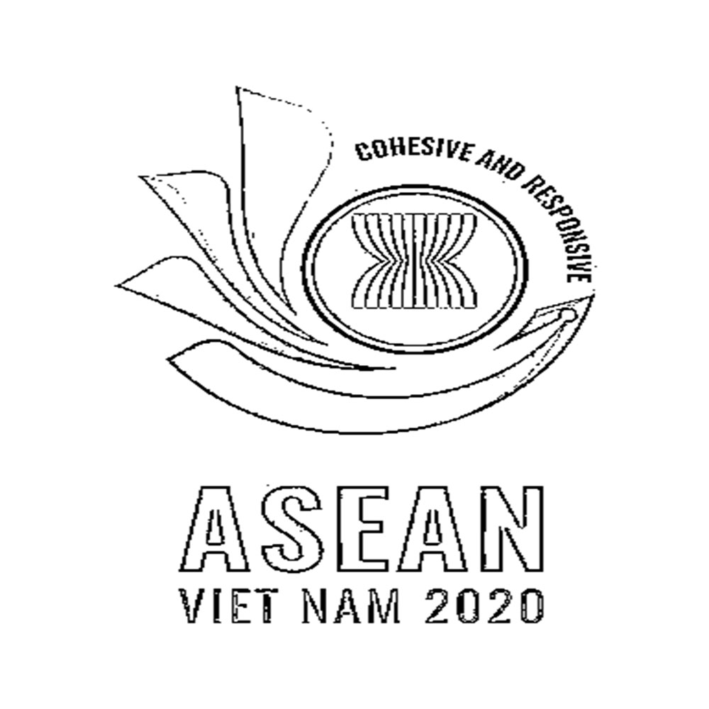 Bendera Asean di logo 2020