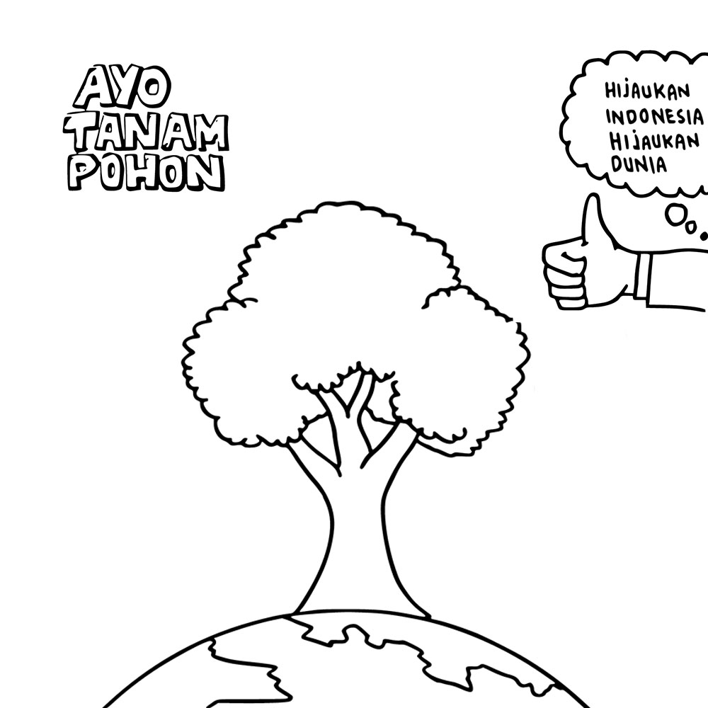 Poster lingkungan sederhana