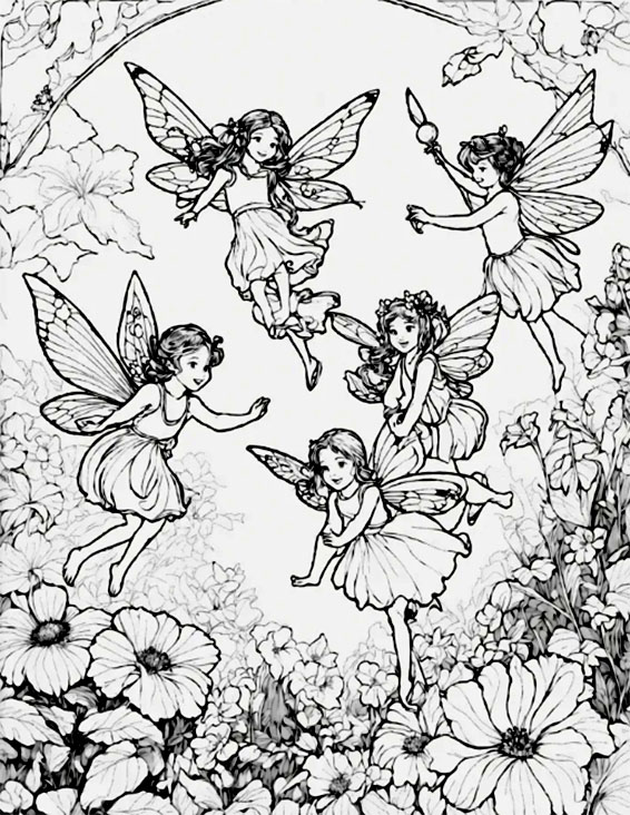 Malaikat bermain di surga