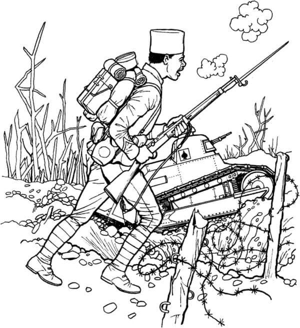 Prajurit Dan Tank Dalam Perang