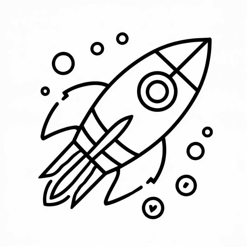 Roket dasar untuk anak-anak