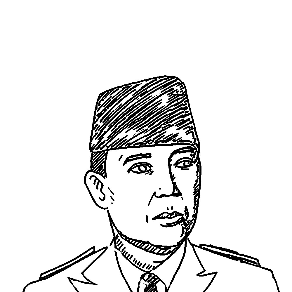 Sketsa Ir. Soekarno