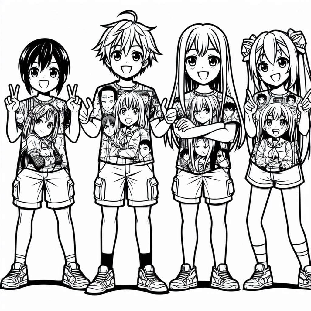 Wibu memakai baju anime