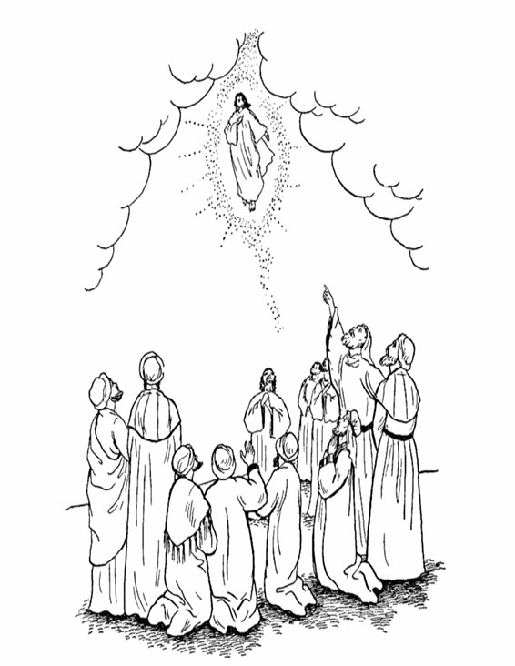 Yesus terbang ke surga