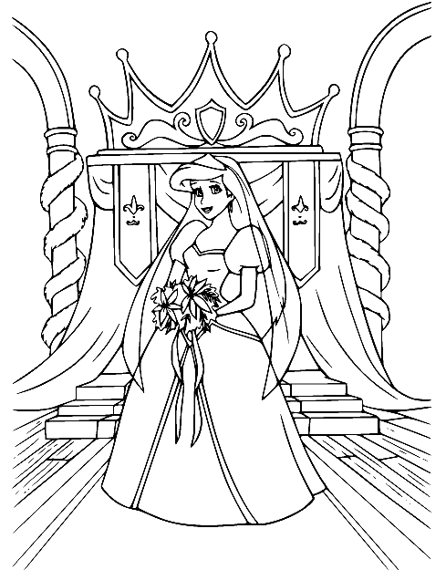 Ariel Di Istana dari The Little Mermaid