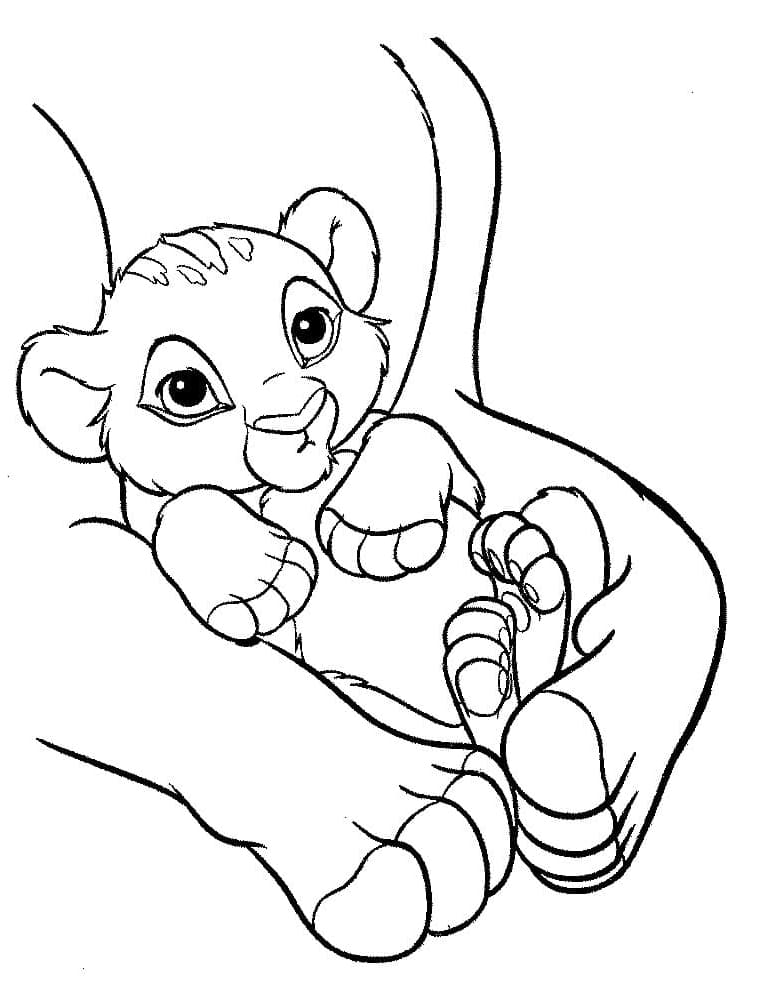 Bayi Simba dari The Lion King