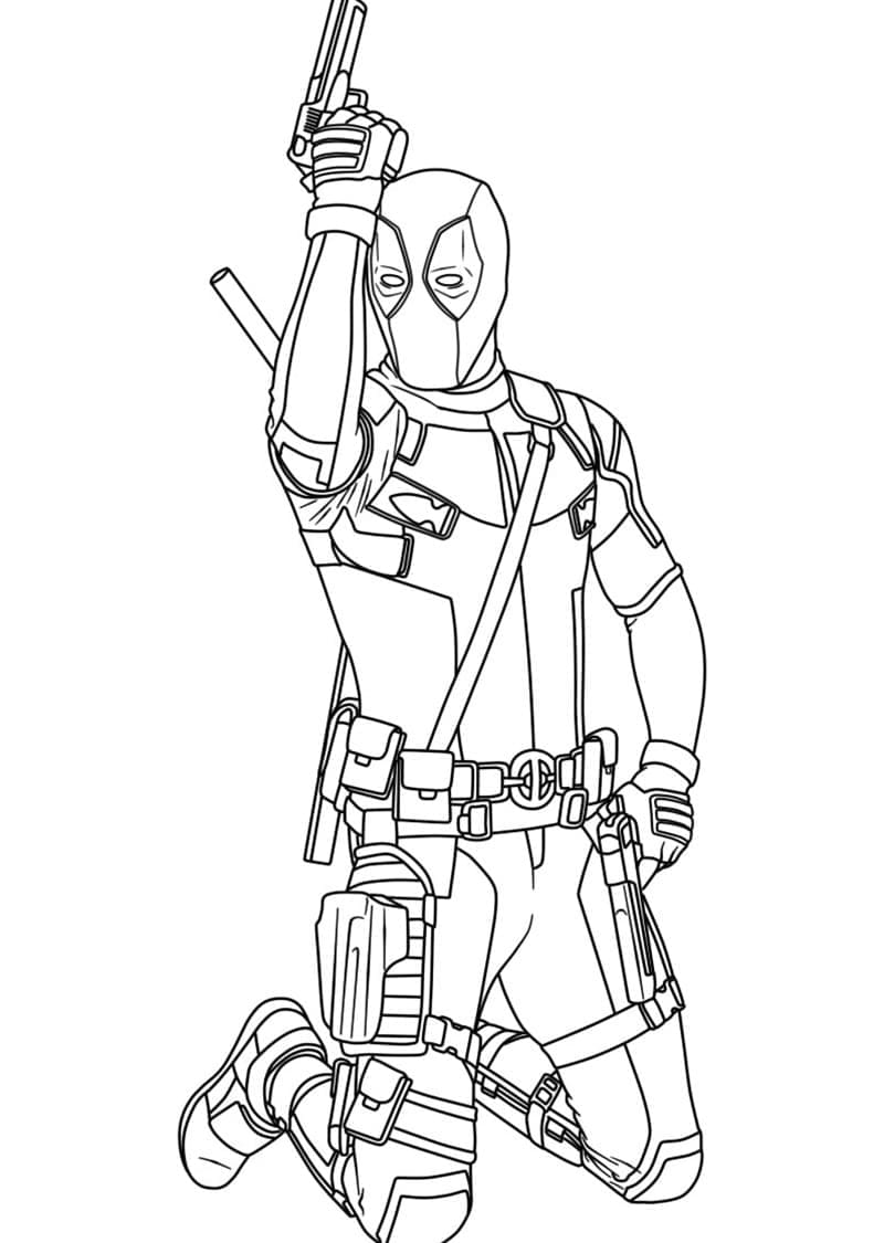 Deadpool dengan Pistol