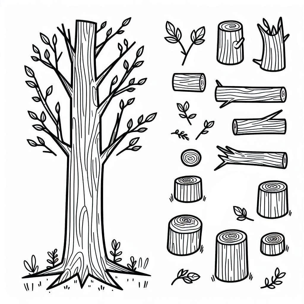 Gambar Batang Pohon