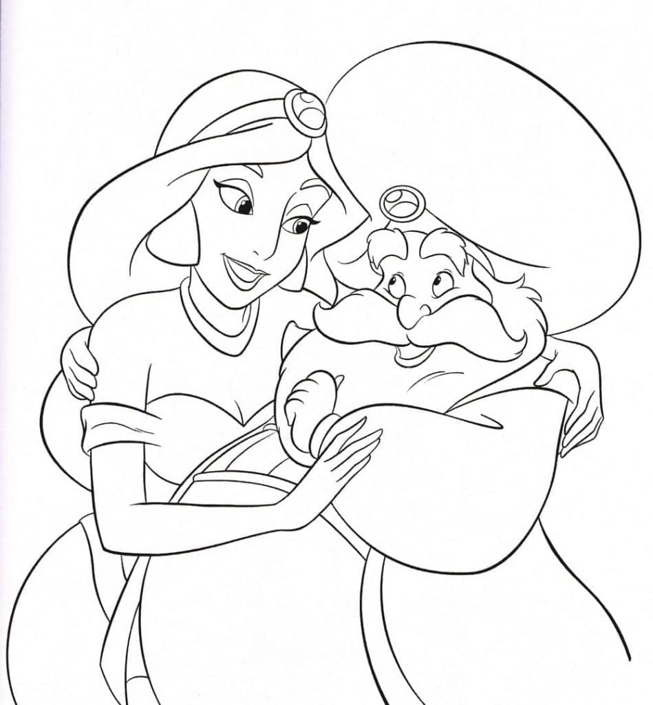 Jasmine dan Raja dari Aladdin