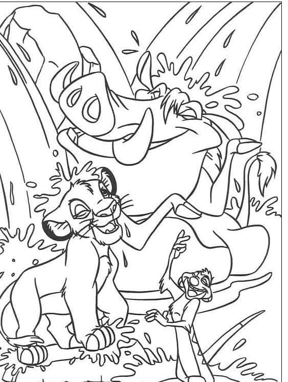 Mandi dari The Lion King