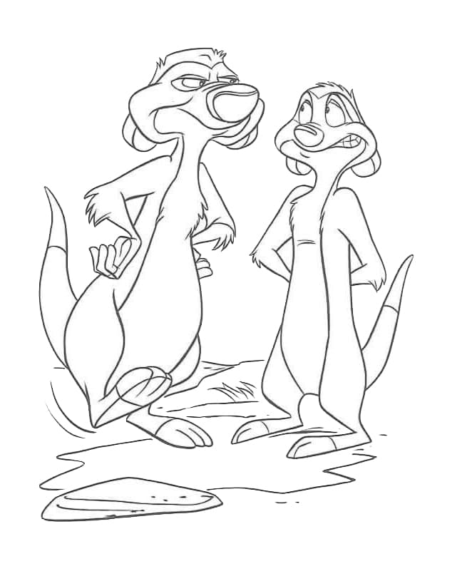 Meerkats dari The Lion King
