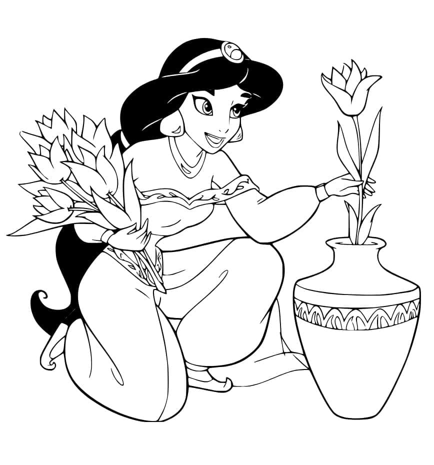 Melati dan Vas Bunga