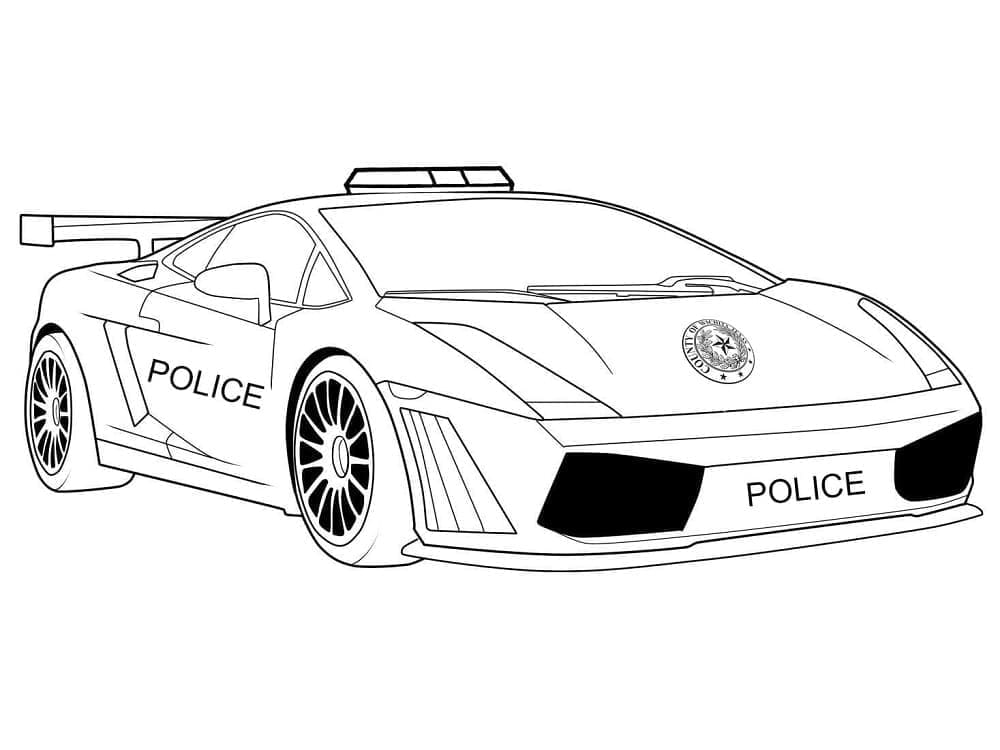 Mobil Polisi Lamborghini