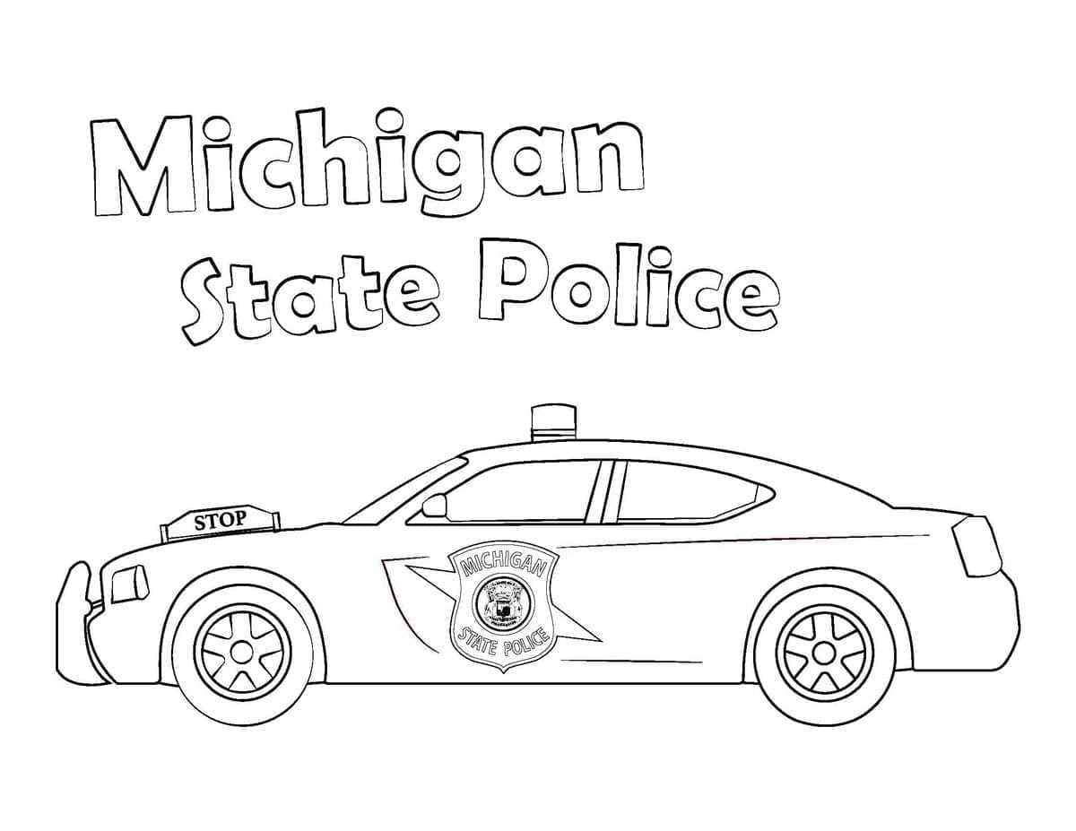 Mobil Polisi Negara Bagian Michigan