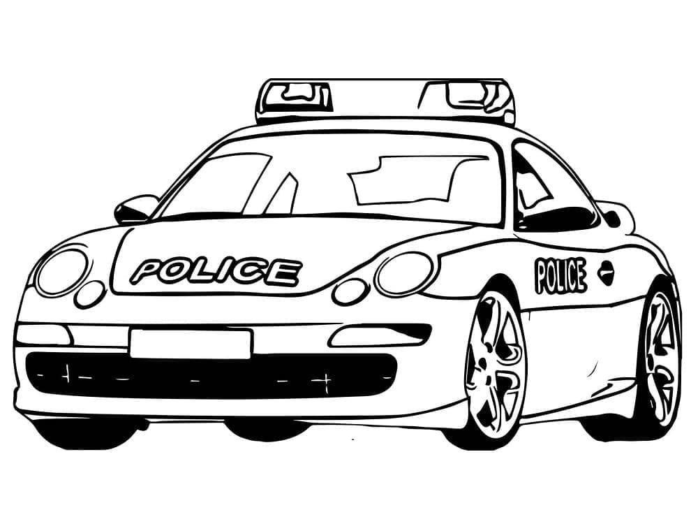 Mobil Polisi Porsche