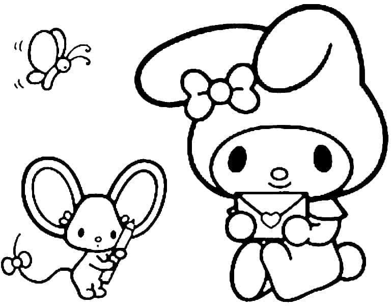 Mouse Flat dan My Melody