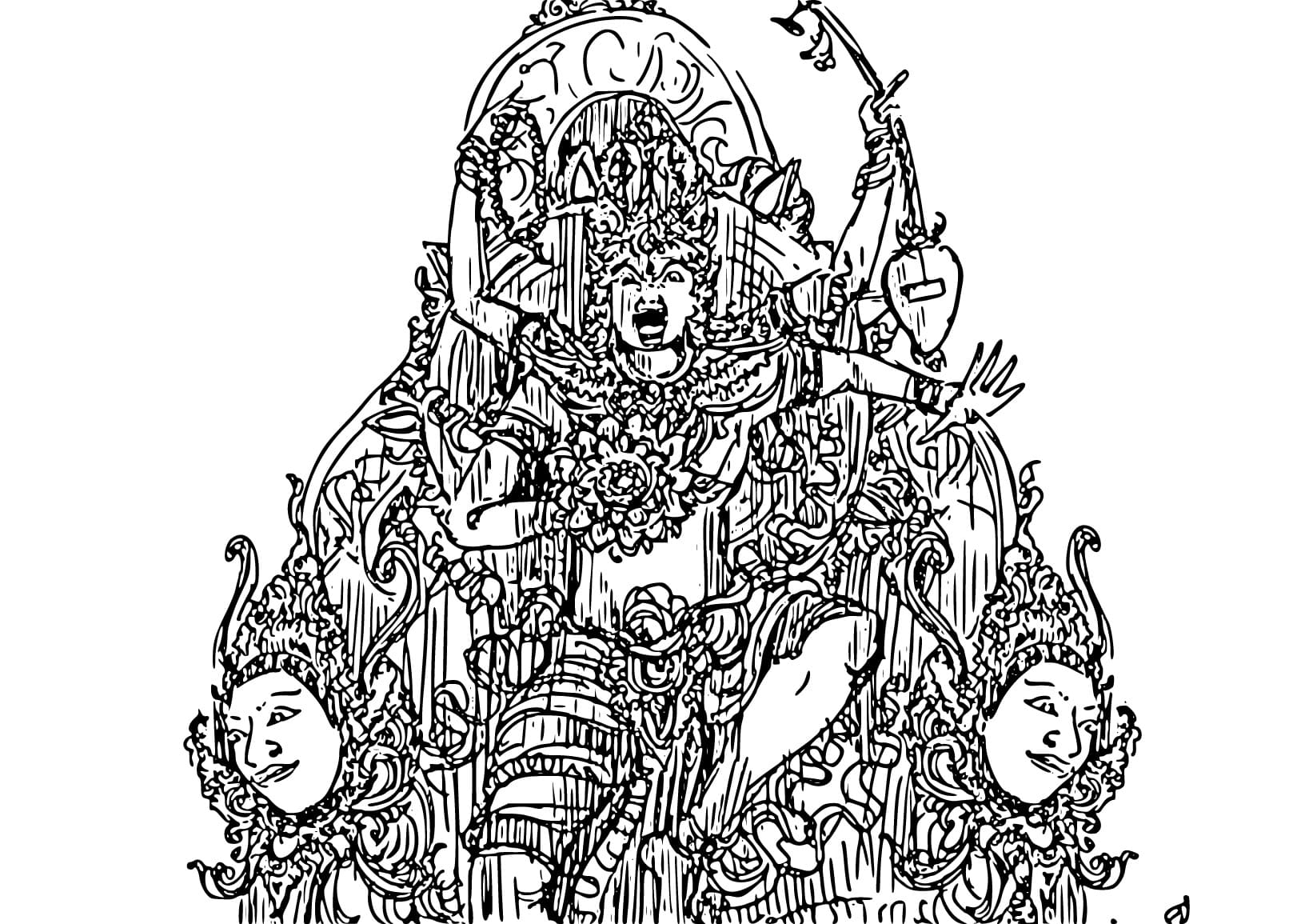 Ogoh Ogoh Taksu Sang Hyang Legong