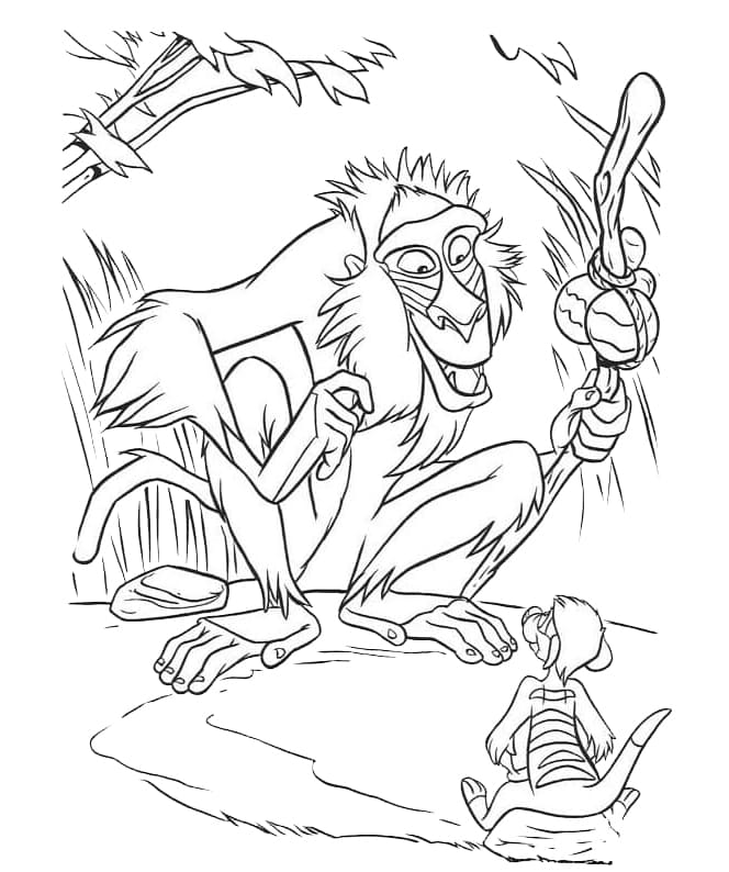 Rafiki Mandrill dari The Lion King