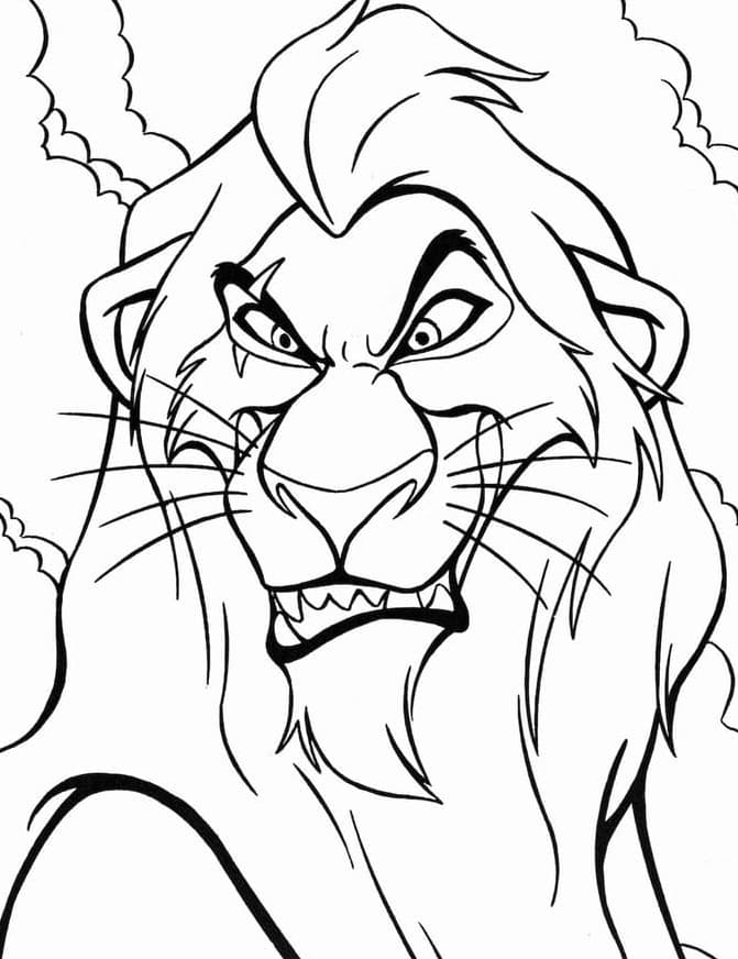 Scar singa dari The Lion King