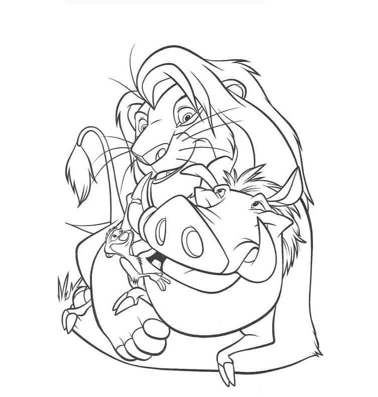 Tersenyum Simba Dan Pumbaa