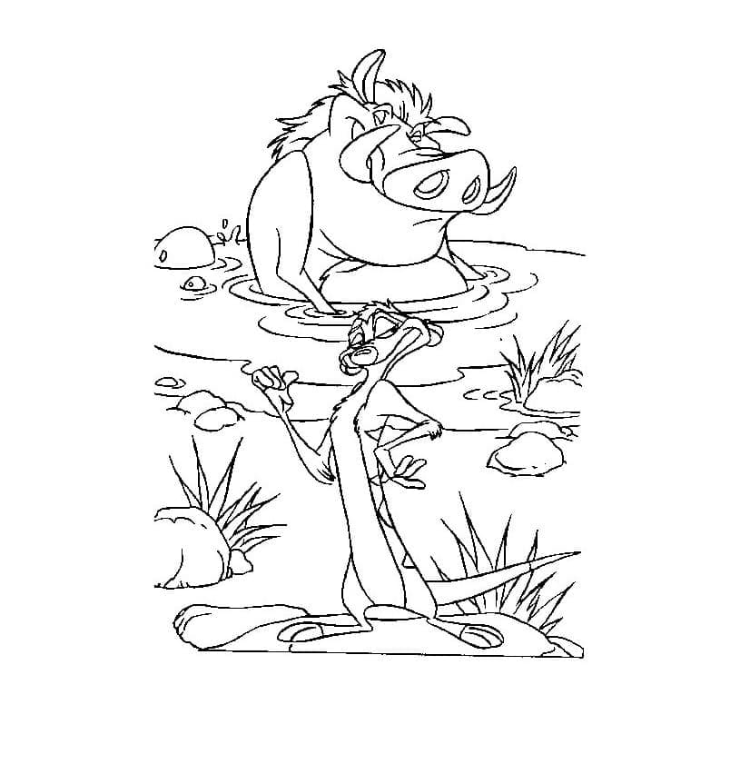 Timon dan Pumbaa dari The Lion King