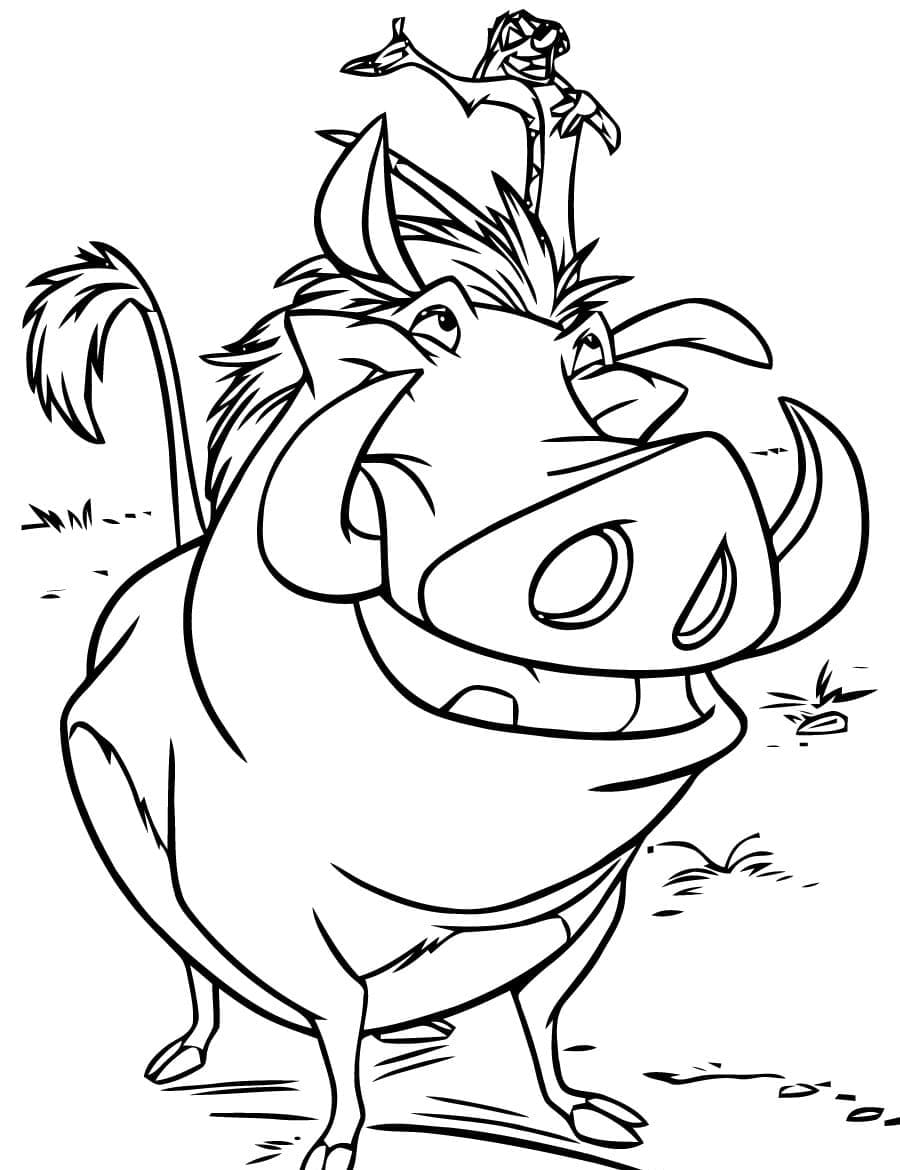 Timon di Pumbaa dari The Lion King