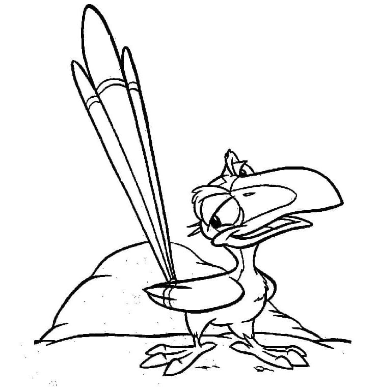 Zazu Hornbill dari The Lion King
