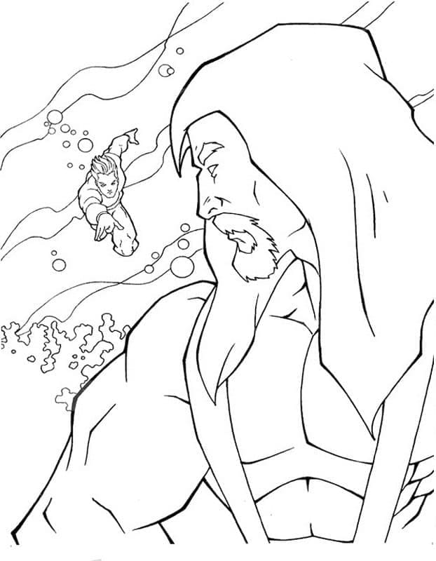 Aquaman dengan Musuh