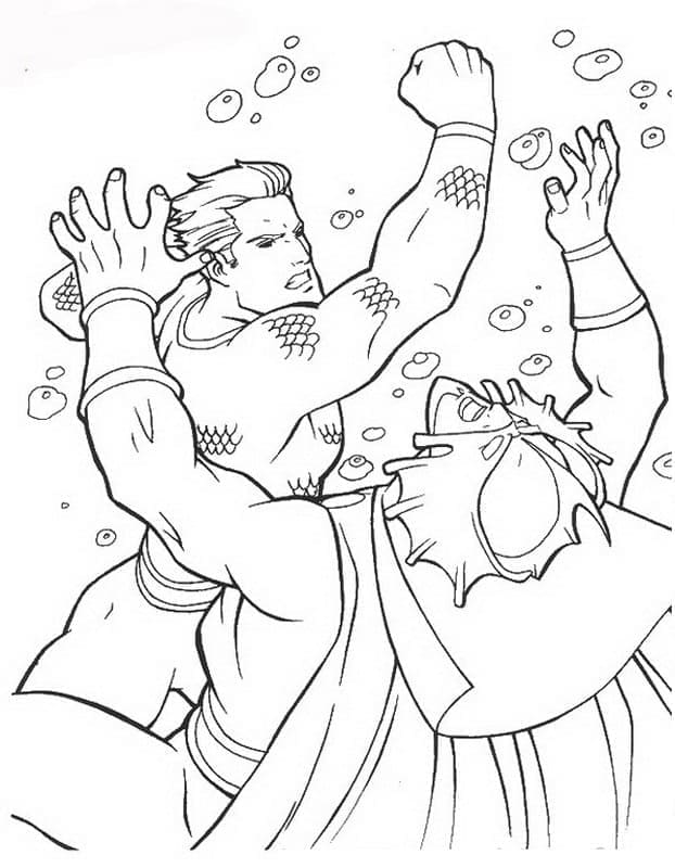 Aquaman vs Ocean Master