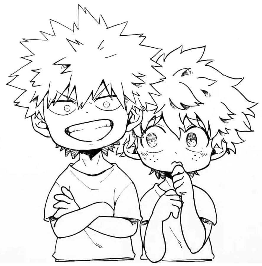 Bakugo dan Midoriya yang lucu