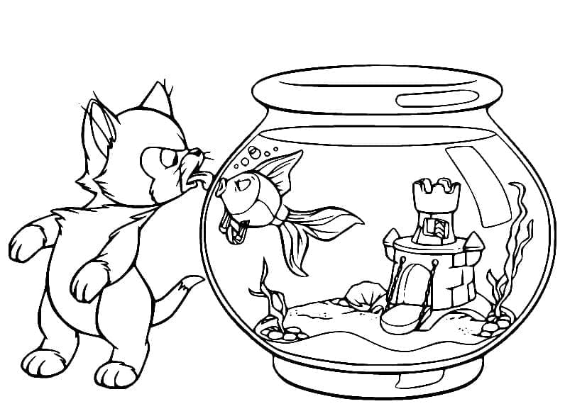 Figaro dan Cleo dari Pinocchio