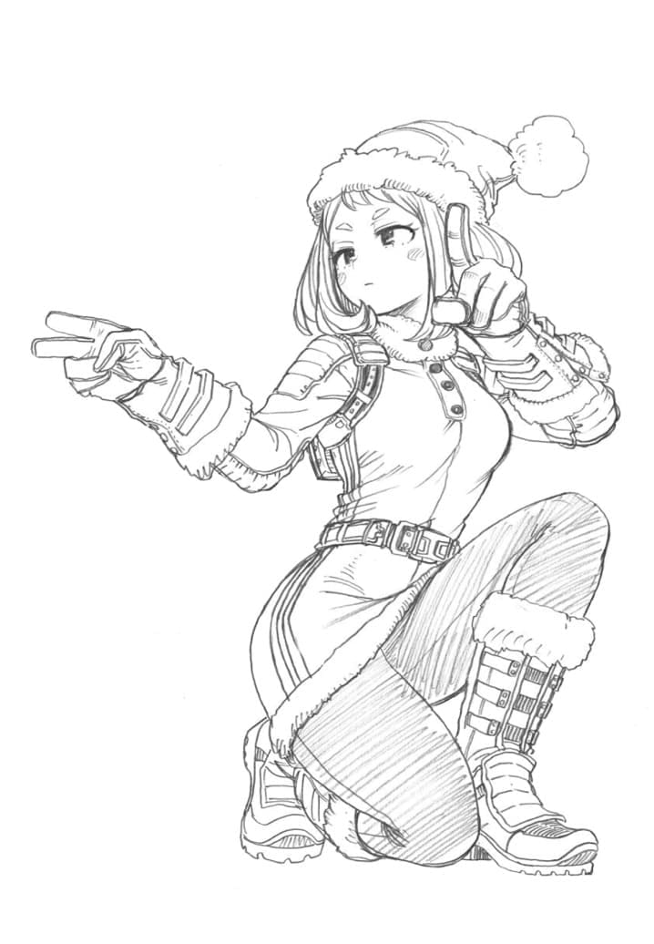 Gambar Gratis Ochako Uraraka