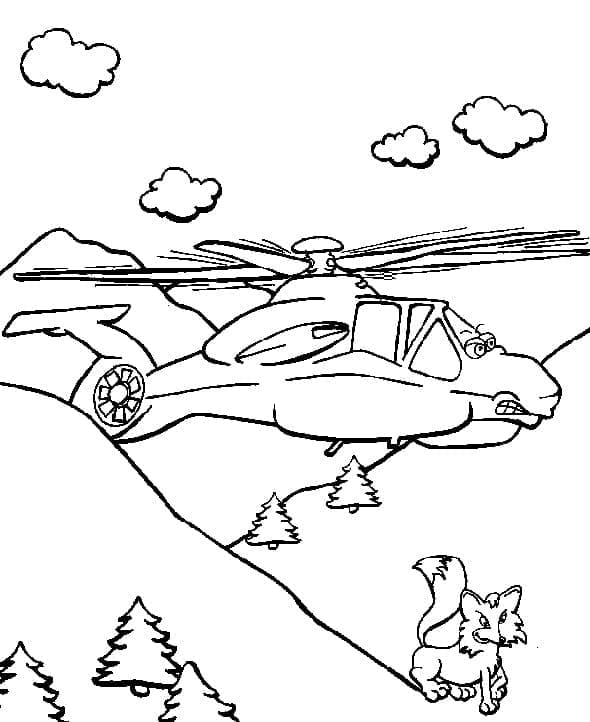 Helikopter Terbang