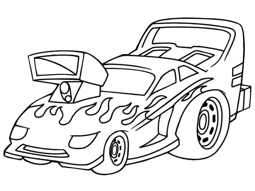 Hot Wheels Gratis untuk Dicetak