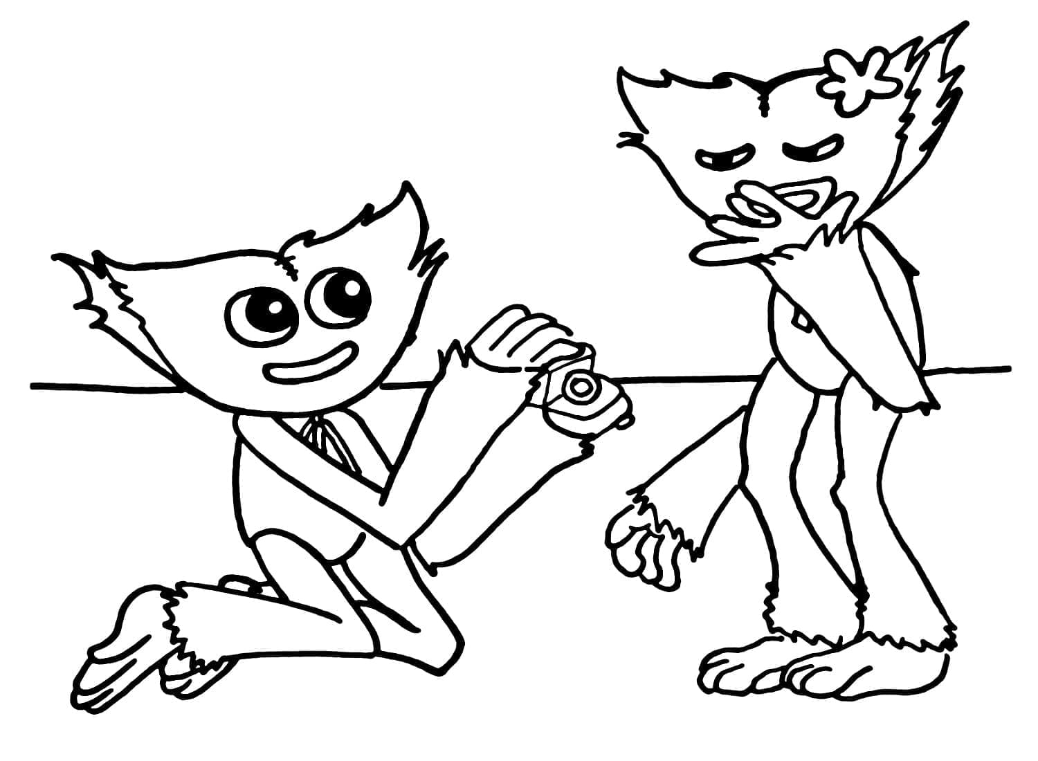 Huggy Wuggy Mencintai Kissy Missy