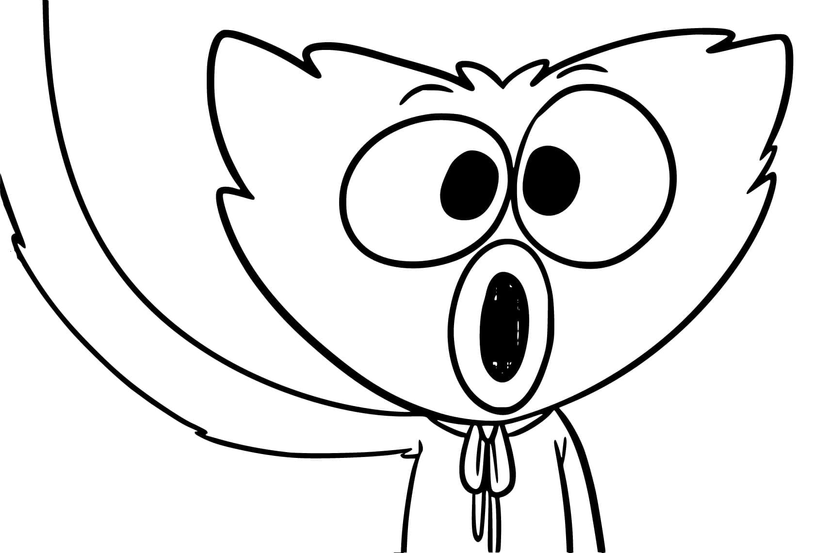 Huggy Wuggy terkejut